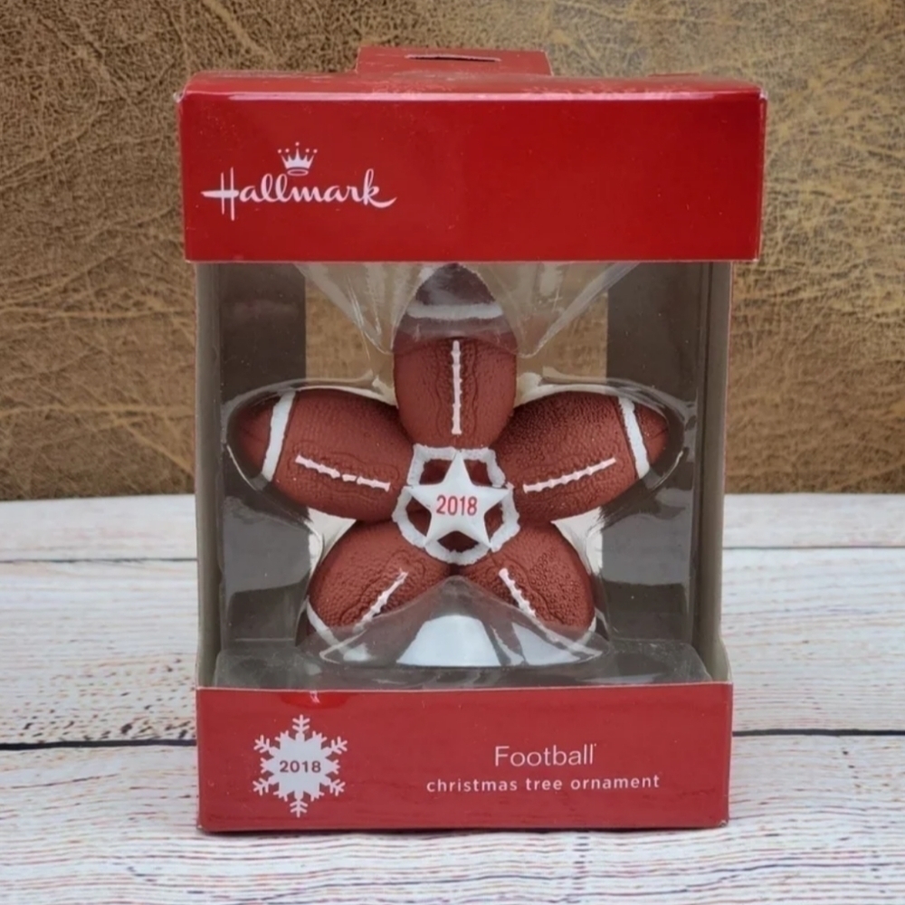 2018 Hallmark‎ Football Star  Ornament